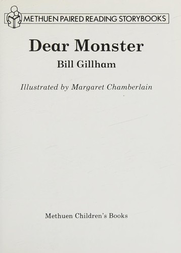 Cover for Dear Monster