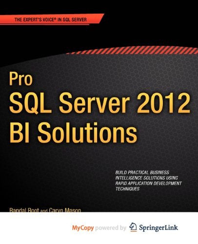 Cover for Pro SQL Server 2012 BI Solutions