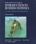 Cover for Study Guide to Accompany Introduction to Business Statistics