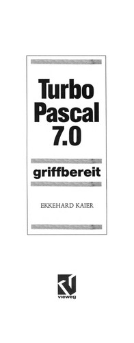 Cover for Turbo Pascal 7.0