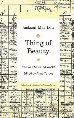 Cover for Thing Of Beauty New And Selected Works