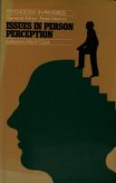 Cover for Issues in person perception