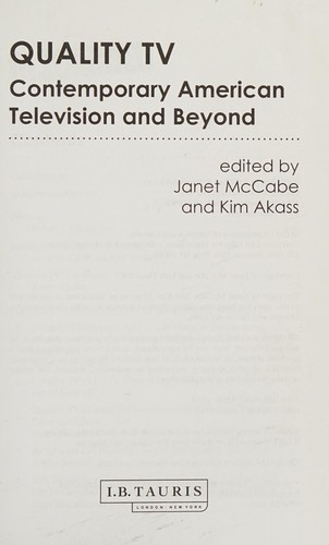 Cover for Quality TV