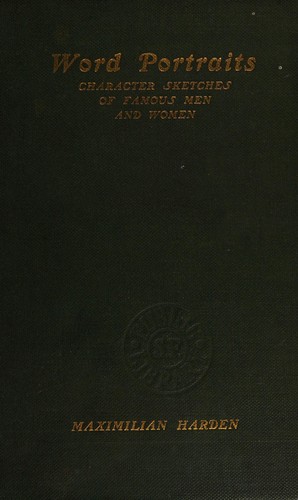 Cover for Word portraits