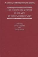 Cover for The nature and sources of the law