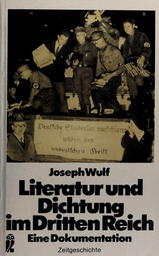 Cover for Literatur und Dichtung im Dritten Reich