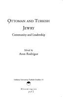 Cover for Ottoman and Turkish Jewry