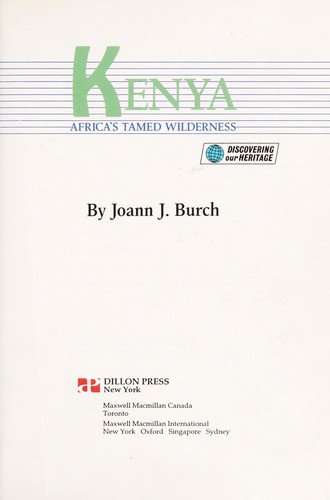 Cover for Kenya