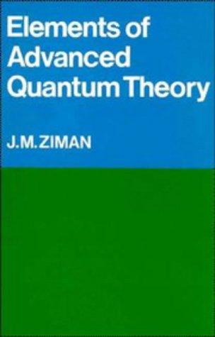 Cover for Elements of Advanced Quantum Theory