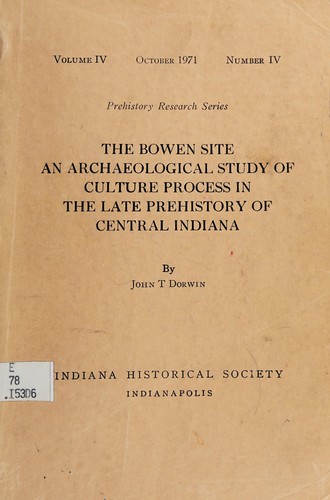 Cover for The Bowen Site