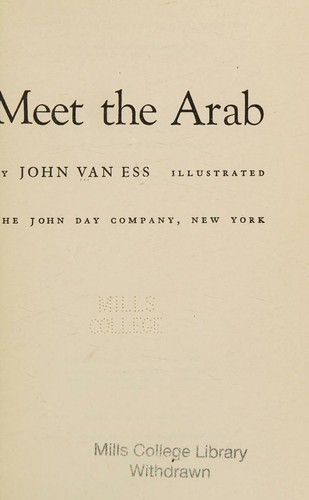 Cover for Meet the Arab