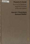 Cover for Poverty in Israel