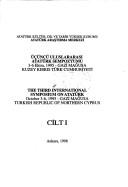 Cover for Üçüncü Uluslararası Atatürk Sempozyumu