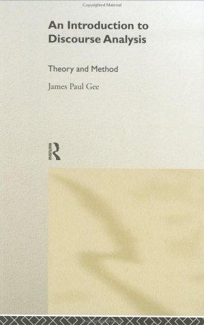 Cover for An introduction to discourse analysis