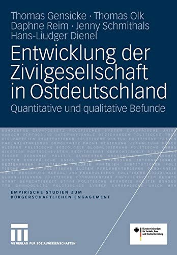 Cover for Entwicklung der Zivilgesellschaft in Ostdeutschland