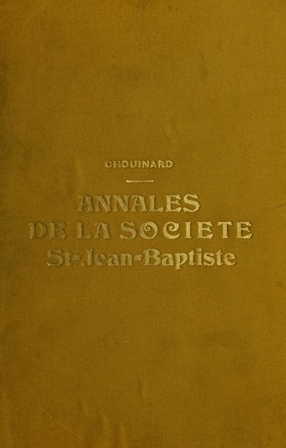 Cover for Annales