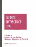 Cover for Nursing datasource 1991