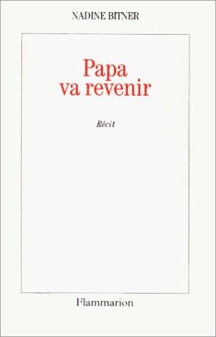 Cover for Papa va revenir