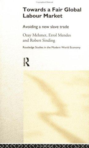 Cover for Towards a Fair Global Labour Market
