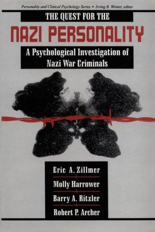 Cover for The quest for the Nazi personality