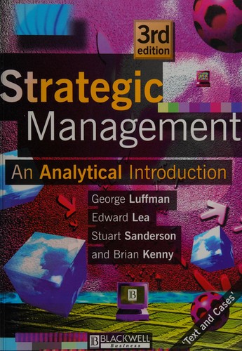 Cover for Strategic Management