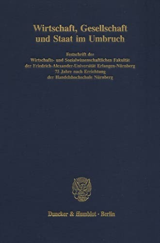 Cover for Wirtschaft, Gesellschaft und Staat im Umbruch