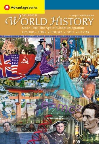 Cover for Thomson Advantage Books: World History, Since 1500