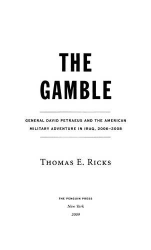 Cover for The gamble