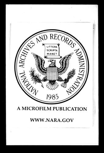 Cover for Records of the field offices for the state of Georgia, Bureau of Refugees, Freedmen, and Abandoned Lands, 1865-1872