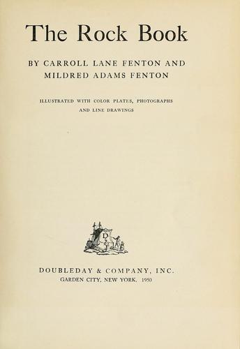 Cover for The rock book