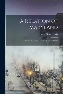 Cover for Relation of Maryland