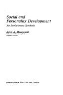 Cover for Social and personality development