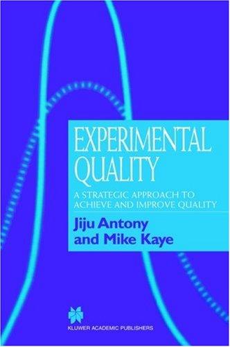 Cover for Experimental quality