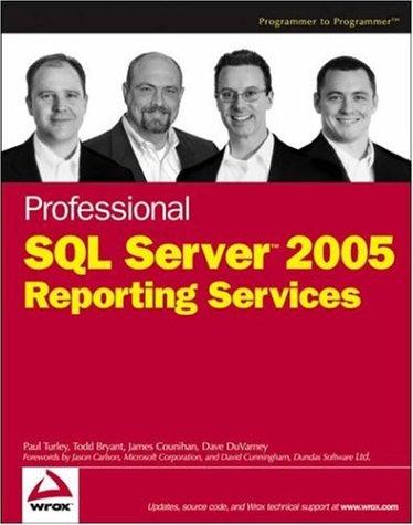 Cover for Professional SQL Server 2005 reporting services