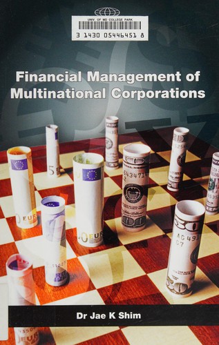Cover for Financial management of multinational corporations