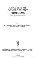 Cover for Analysis of development problems.