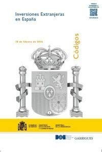 Cover for Código de Inversiones Extranjeras en España