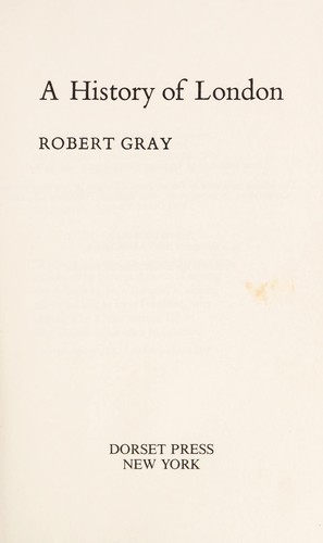 Cover for A History of London