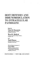 Cover for Host Defenses and Immunomodulation to Intracellular Pathogens (Advances in Experimental Medicine & Biology)