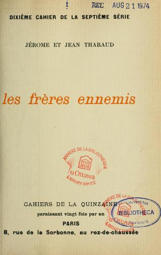 Cover for Les Frères ennemis