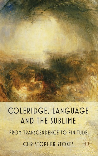 Cover for Coleridge, language and the sublime