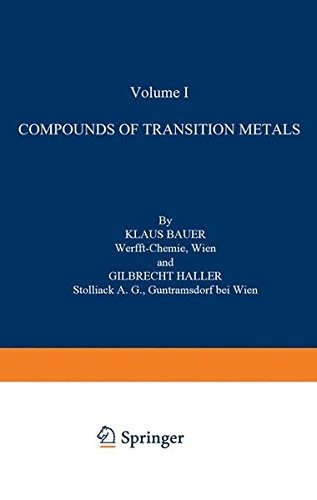 Cover for Compounds of Transition Metals