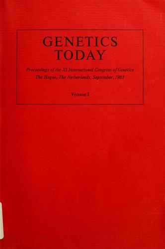 Cover for Genetics today