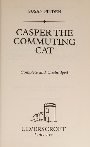 Cover for Casper the commuting cat
