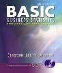 Cover for Basic business statistics