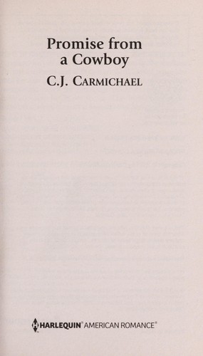 Cover for Promise from a cowboy