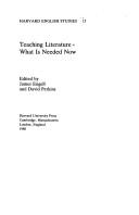 Cover for Teaching Literature