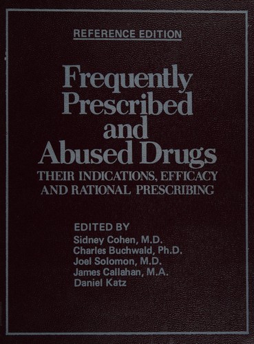 Cover for Frequently prescribed and abused drugs