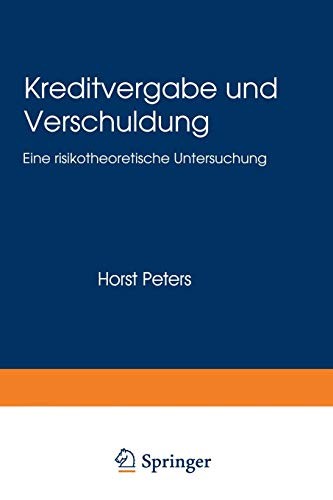 Cover for Kreditvergabe und Verschuldung