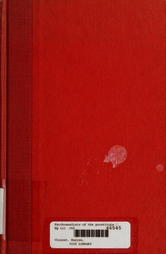 Cover for Psychoanalysis of the prostitute.